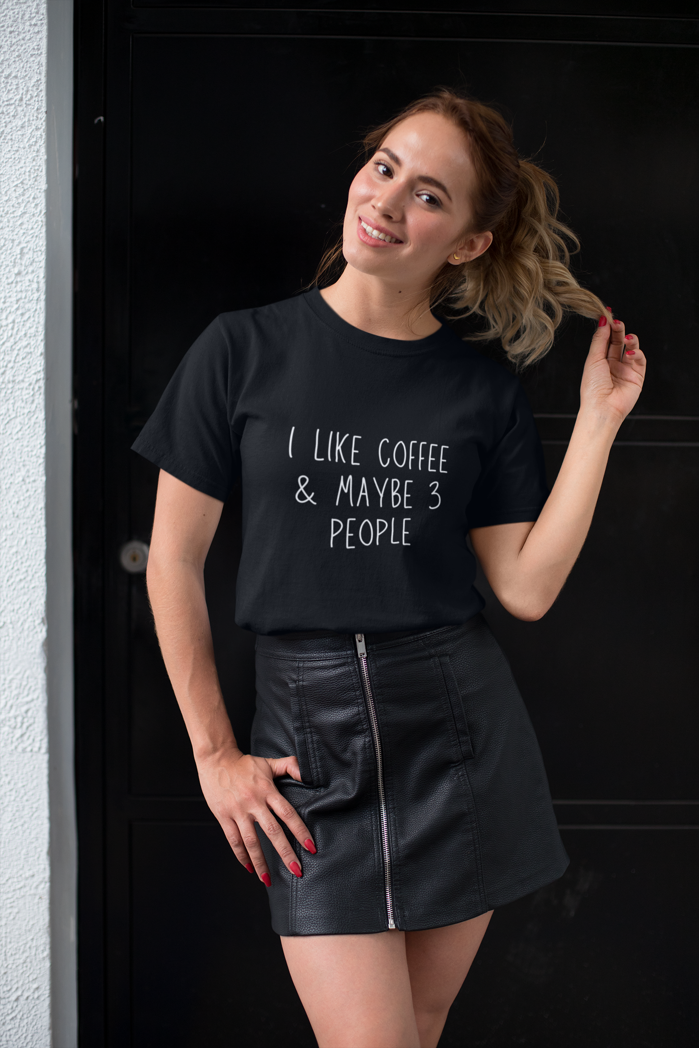 I Like Coffee and Maybe 3 People T-Shirt