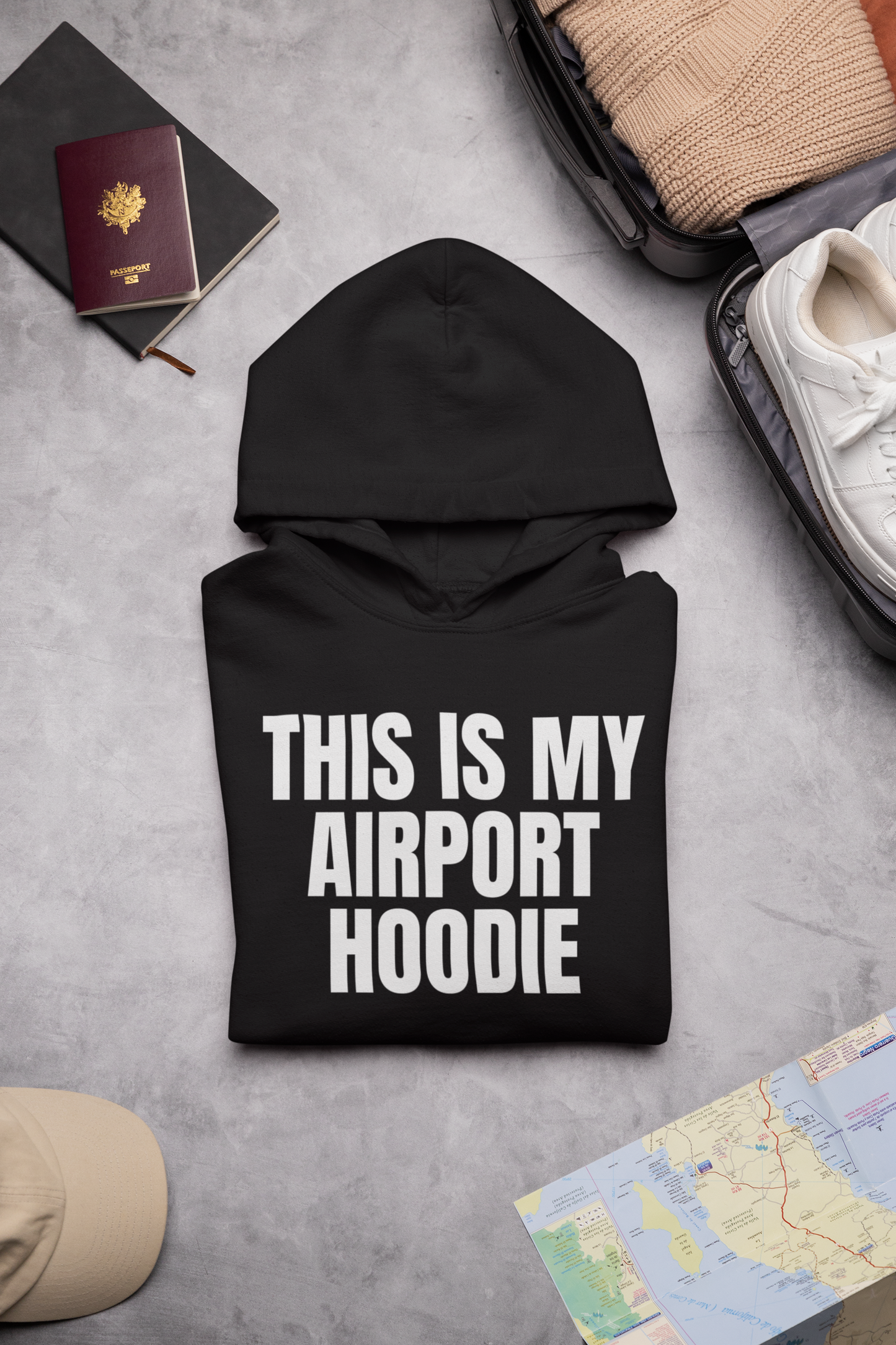 This is My Airport Hoodie Unisex Hooded Sweatshirt