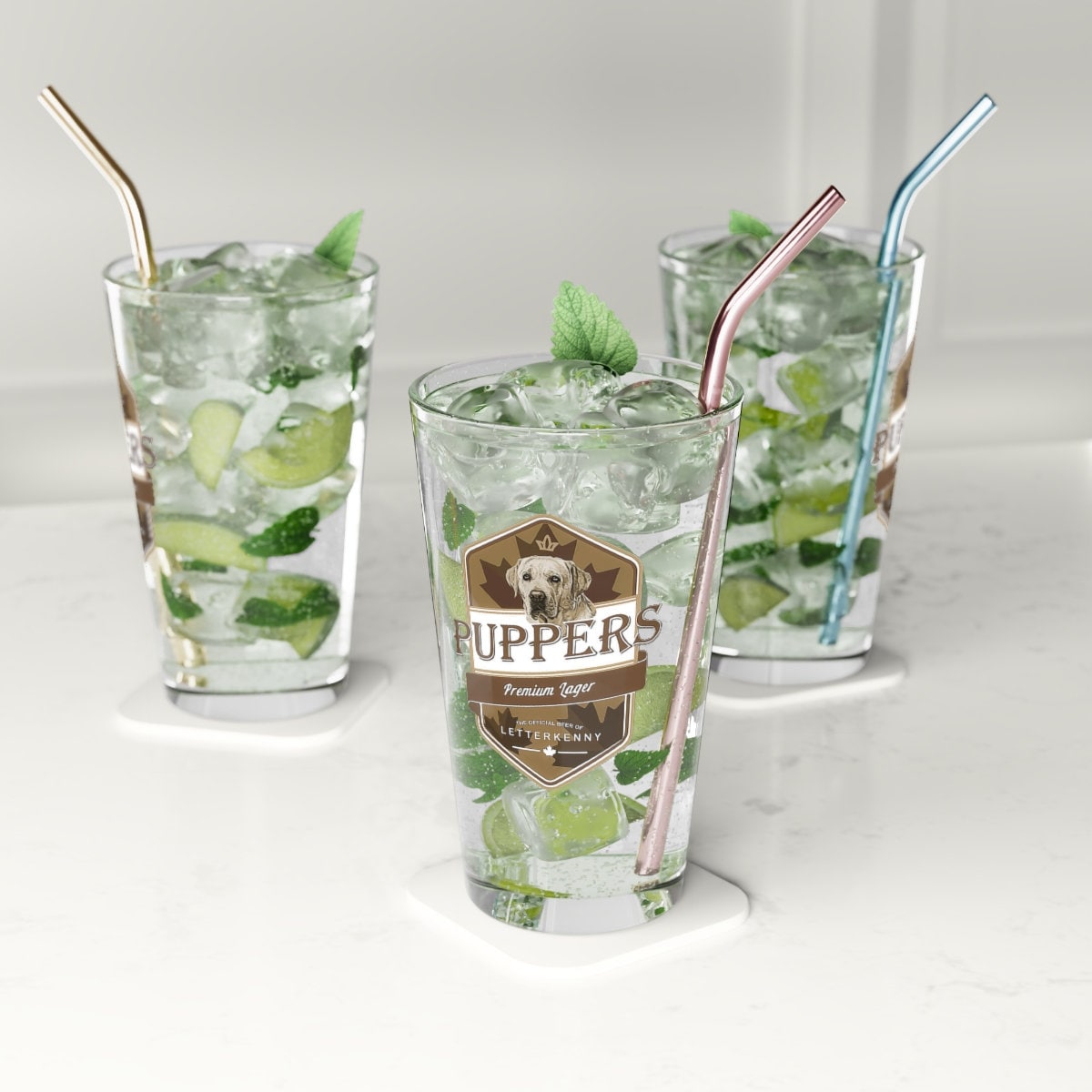 Pupper's Letterkenny TV Show 16oz Pint Glass