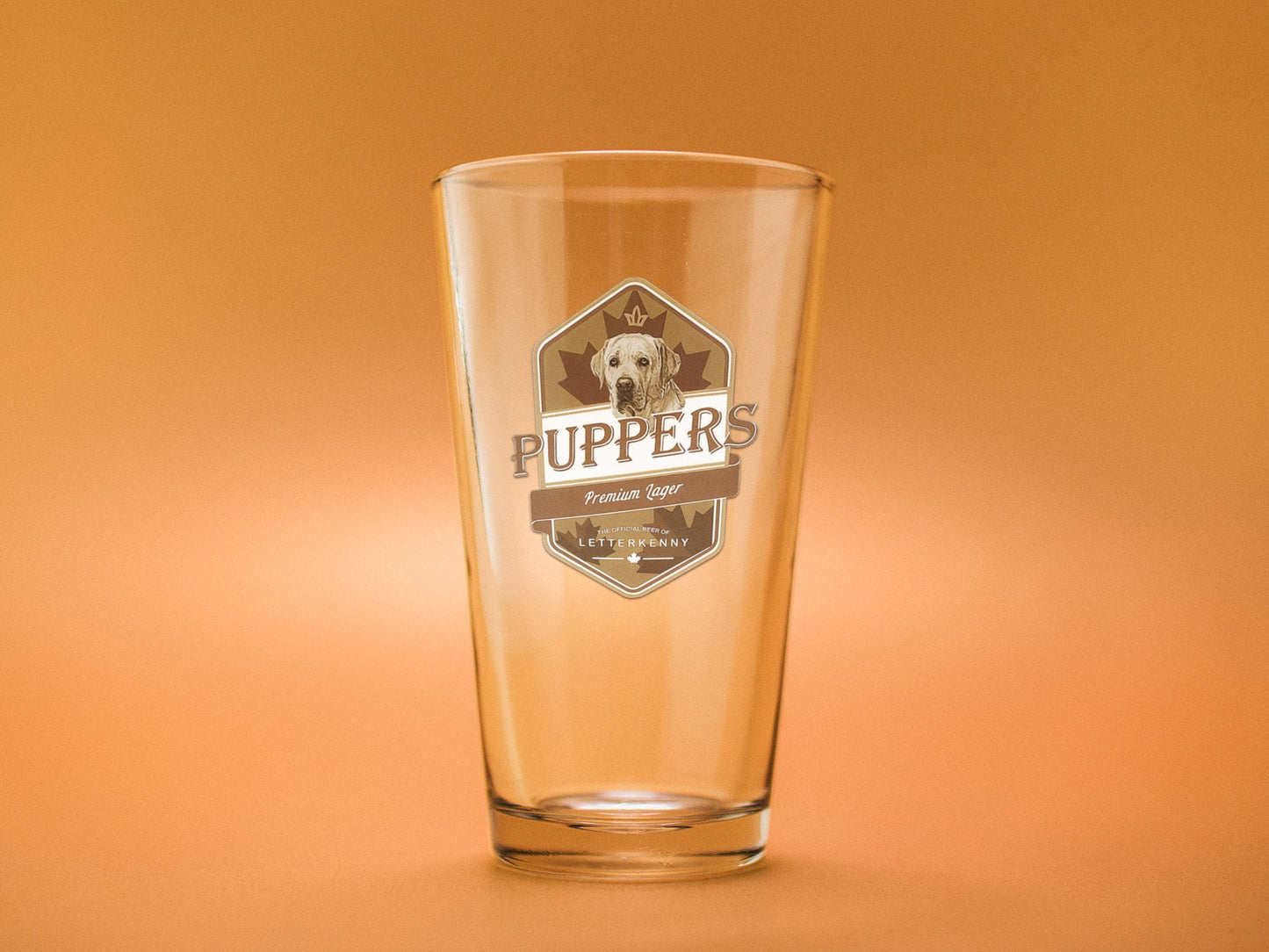 Pupper's Letterkenny TV Show 16oz Pint Glass